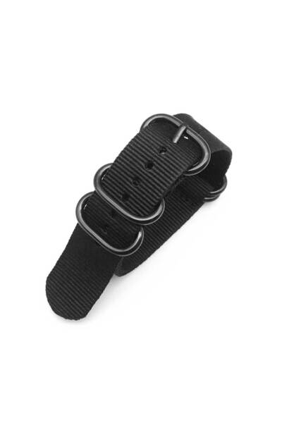 Choice 20mm Black Multicolor Watch Strap Nylon Black Ring Buckle 18mm 20mm 22...