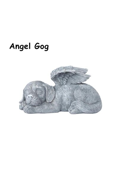 Choice Dog Resin Angel Dog Cat Statue Garden Decor Puppy Tombstone Sculpture ...