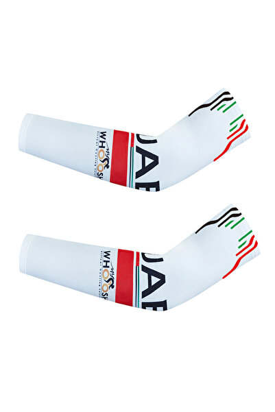 Choice M WHITE 2025 UAE Team Cycling Arm Warmers Men Quick Dry Sunscreem Cicl...