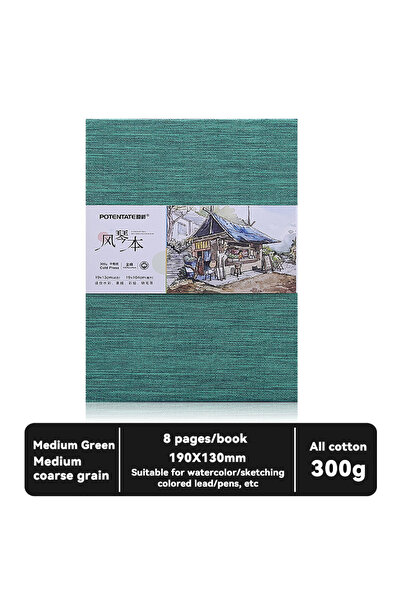 Choice3 19X13cm E 100% Cotton Square Watercolor Sketchbook 300gsm Paper Folde...