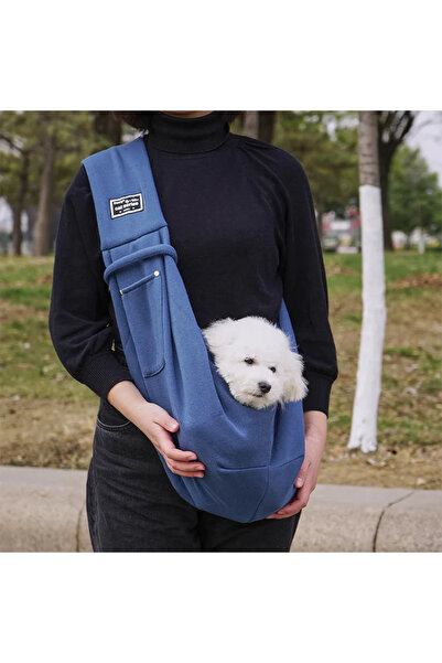 Choice blue Comfortable Pet Crossbody Shoulder Bag Outdoor Travel Portable Ca...