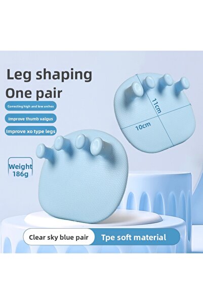 Choice1 Blue Anti Slip Leg Shaping Exerciser Foot Arch Trainer Yoga Muscle Re...