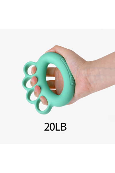 Choice 20LB Silicone Adjustable Hand Grip Finger Trainer Exercise Carpal Expa...