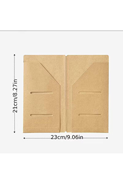 Choice L Kraft Paper File Folder for Refillable Travel Journals, Standard Por...