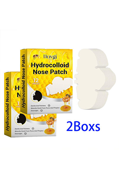 Choice1 2 boxs 12Pcs/24Pcs Hydrocolloid Nose Patches Absorbing Cover Hydrocol...