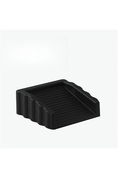 Choice11 Black 2-pack TPR Door Stop Wedge Safety Stopper Reusable Shock Absor...