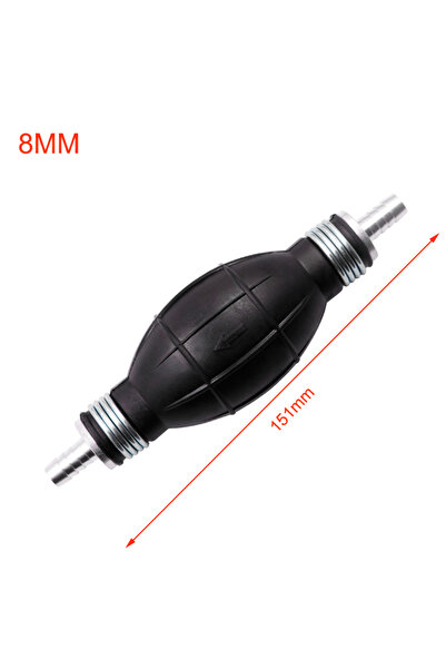choice2 مضخة وقود يدوية 8 مم، خط مطاطي مع كرة ألومنيوم لنقل الديزل والبنزين ل...
