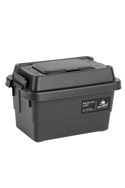Choice Black Outdoor Tissue Case Desktop Napkin Paper Storage Box Portable 1....