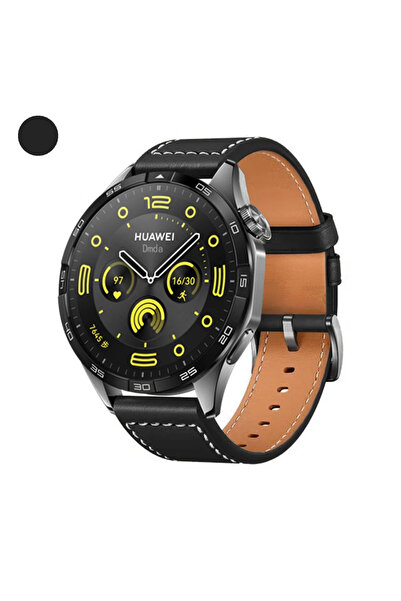 Choice 22mm Universal Style 1 Black Leather 22 20mm Strap For WATCH GT 5 4 46...