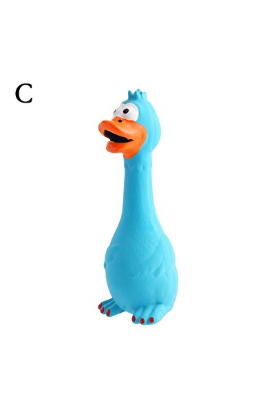 Choice C New Squeak Dog Toy Chew Bone Squeaky Ball Chicken Sound Dog Toys Too...