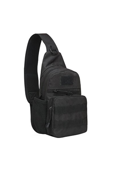 Choice black Outdoor Tactical Camouflage Kettle Chest Pack Bags Men Hiking Ba...