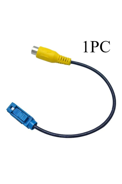 Choice A 1pc FAKRA to RCA Video Cable Adapter - Car Reversing Camera AV-IN Pa...