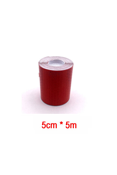 Choice red-5m 5cm 1/3/5/10/20m Reflective Tape Safety Warning Solid Color Hig...