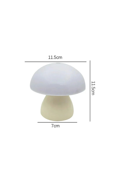 Choice Yellow Mushroom LED Table Lamp Touch Dimming USB Charging Night Light ...