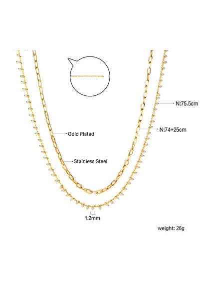 Choice4 WA10050AG LUXUSTEEL Bohemian White Beads Belly Chains for Women Waist...