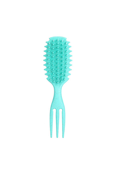 Choice Green Curly Hair Brush Gentle Detangling Hairbrush Scalp Massage 3-in-...