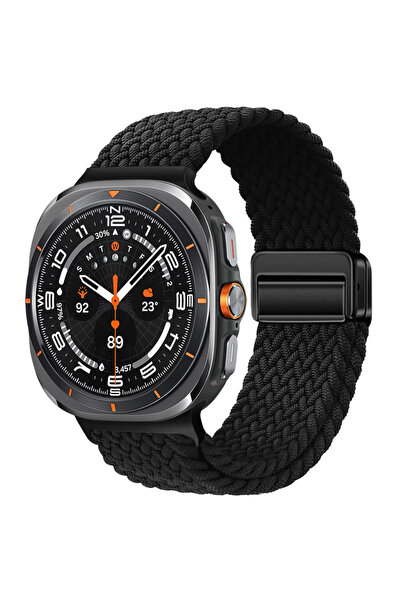 Choice15 Galaxy Watch Ultra Black Nylon Magnetic Buckle Strap For Watch Ultra...