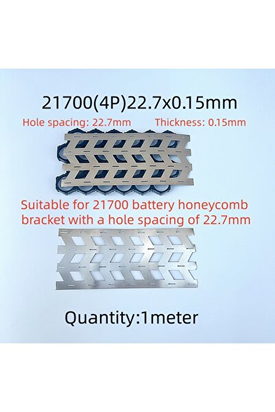 Choice3 4P 22.7X0.15MM 1M Nickel Plated Steel Strip Sheet 2P 3P 4P 21700 Nick...