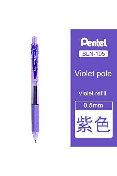 Choice7 VI 1pcs Japan Pentel Needle Tip Colored Gel Pen BLN-105 Quick-Dry Hig...