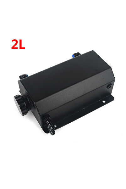 Choice1 2LYH-Black Universal 1L/2L Aluminum Oil Catch Can Reservoir Tank Engi...