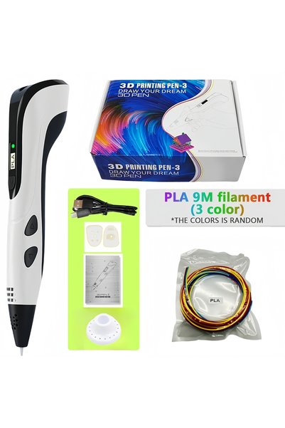 Choice5 PLA Filagment White add 9M PLA Third-Generation Super 3D Pen, with 1....