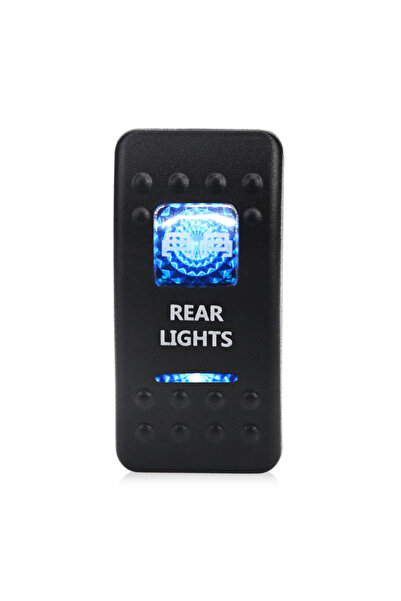 Choice1 Rear lights 12V 24V Car Boat Rocker Toggle Switch Waterproof ON/OFF 5...