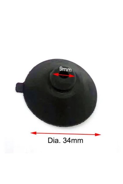 Choice1 Bottom 34mm Round 10Pcs Aquarium Suction Cup Filter Air Pump Water Pu...