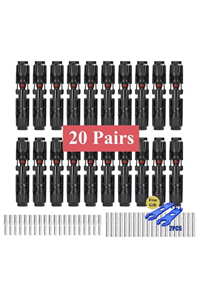 choice2 20 pairs 2 spanner 5/10/50/100 Pairs Solar Connectors PV Plugs 1000V ...