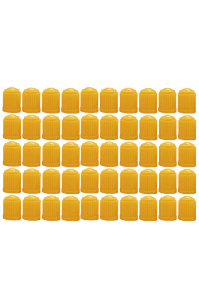 Choice18 10pcs Orange Car Tire Valve Stem Caps Plastic Tyre Valve Dust Caps U...