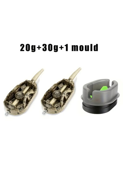 Choice 20g 30g and Moule Complete Carp Fishing Feeder Kit - High-Speed Bait L...