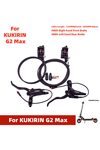 Choice For Kukirin G2 MAX XOD Electric Bicycle Scooter Brakes Waterproof 2 Pi...