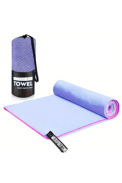 Choice 50x110cm Light Purple Quick-drying Sports Towel Swimming Gym Fitness F...