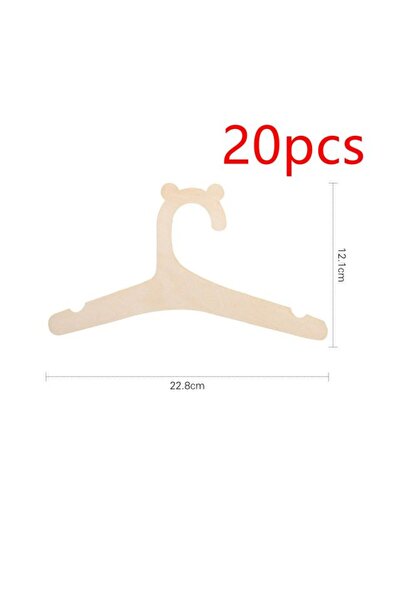 Choice Bear 20pcs 5/10/20/50pcs Baby Clothes Rack Cute Bear Wooden Children C...