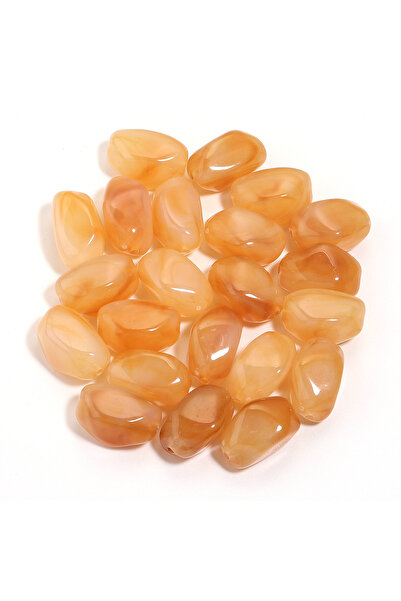 Choice12 21x12mm 20pcs Beeswax Color 20Pcs 12x21mm Irregular Colour Acrylic B...