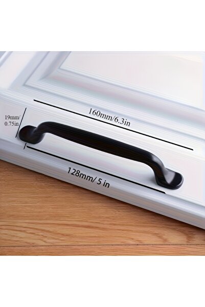 Choice 128mm 4pcs Black Handles For Furniture, Cabinet Knobs And Handles, Kit...