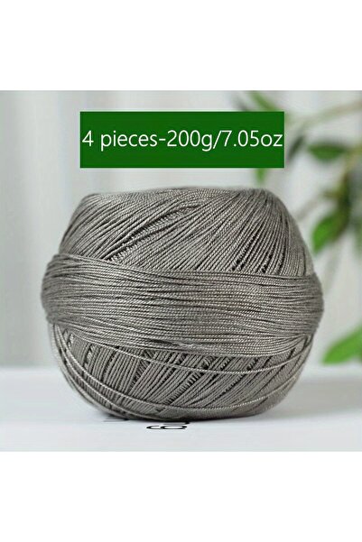 Choice 04 1PC Premium Mercerized Silk Lace Yarn Bundle-Soft, Durable, Vibrant...
