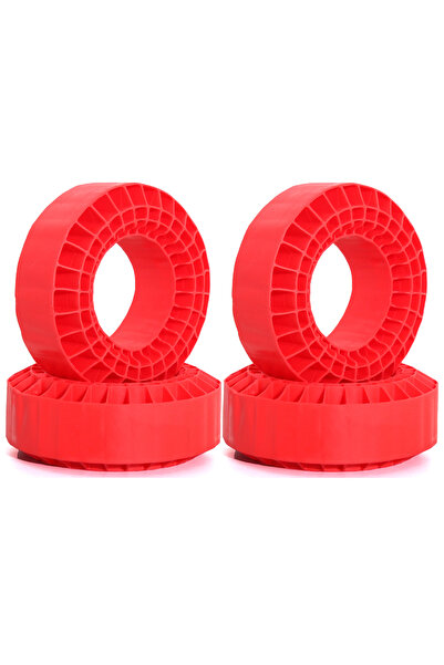 Choice 4pcs red 1.9in Tires Soft Silica Gel Anti Foams Insert 108mm Sponge fo...