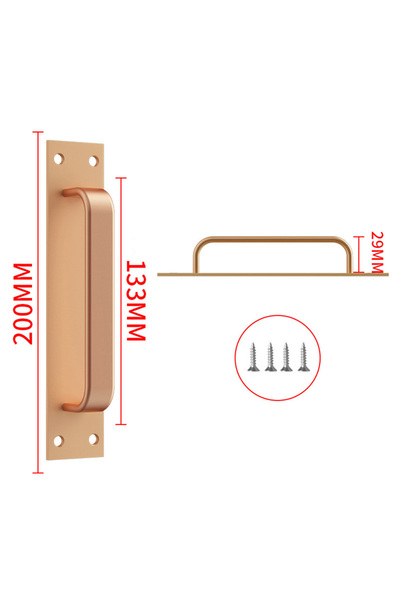 Choice gold Door Handle Aluminum Alloy Window Cabinet Balcony Sliding Door Pu...