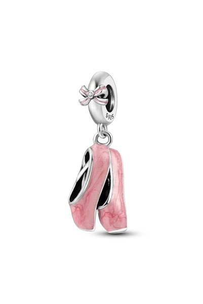Choice39 KTC367 New IN 925 Sterling Silver Charms Beads Love Heart Pink Charm...