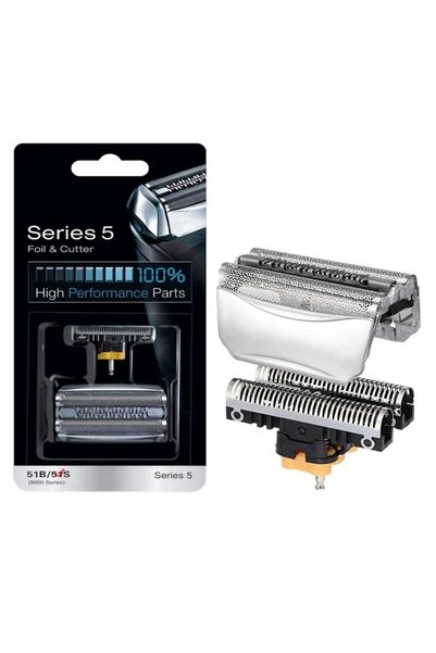 Choice 51S رأس بديل وشفرة قاطعة لسلسلة Braun Series 5 و 8000 Series، 590cc، 8...