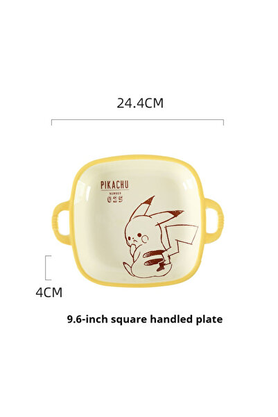 Choice 1Pcs 9.6Inch Plate Pokemon Officially Licensed Ceramic Tableware Set B...