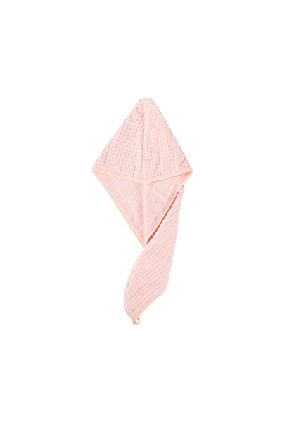 Choice1 pink Waffle Thickened Double-layer Pure Cotton Dry Hair Cap Absorbent...