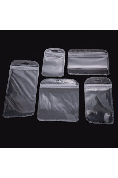 Choice 10.5x15cm 50pcs Transparent Zipper Bags with Hang Hole Thicken Self Se...