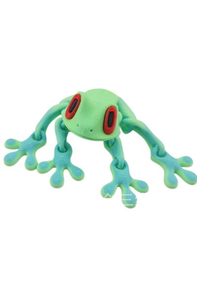 Choice 12CM 6 Simulation 3D Printing Toy Tree Frog Joint Movable Frog Kitchen...