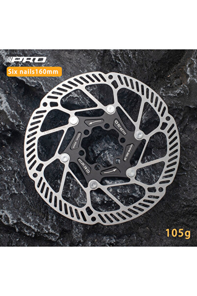 Choice 6 Bolt 160MM IIIPRO 6-Bolt Centerlock Ultra-Light Disc Brake Rotor wit...