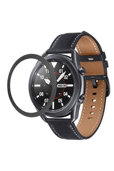 Choice Galaxy Watch 4 46mm Black Rhombus Bumper Adhesive Case Watch 4 classic...