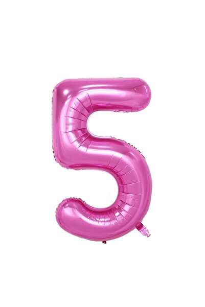 Choice8 NUMBER 40inch rose-red-5 32inch Rainbow Gradient Number Foil Balloon ...