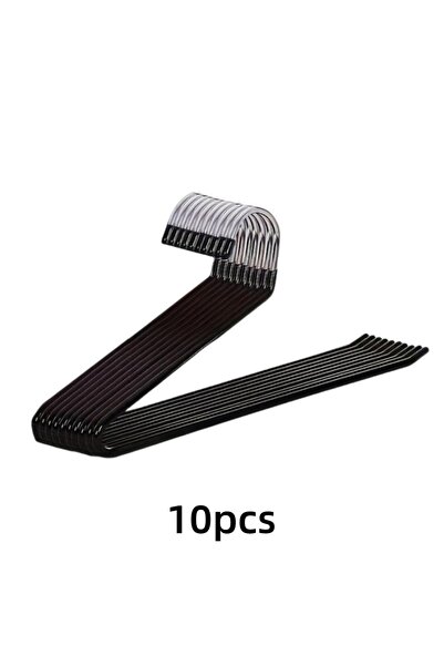 Choice4 10Pcs Black 20/10Pcs Metal Z-Shaped Pants Hanger Non-Slip Durable Clo...