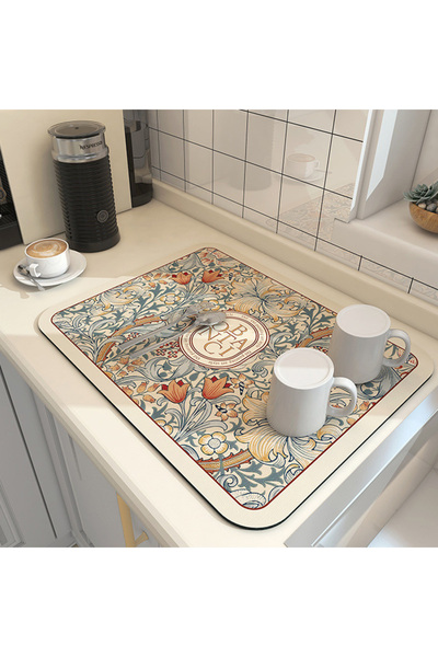 Choice42 60x50cm Alice s Dream Super Antiskid Large Kitchen Absorbent Drainin...