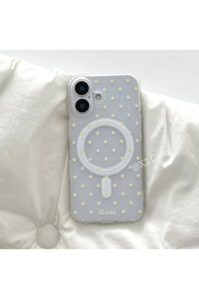 Choice39 iPhone 13 only case Yellow Stars Korean Cute For Magsafe Wireless Ch...
